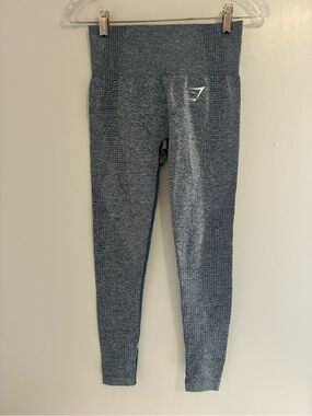 Womens Gymshark Blue Gray Green Leggings SZ XS